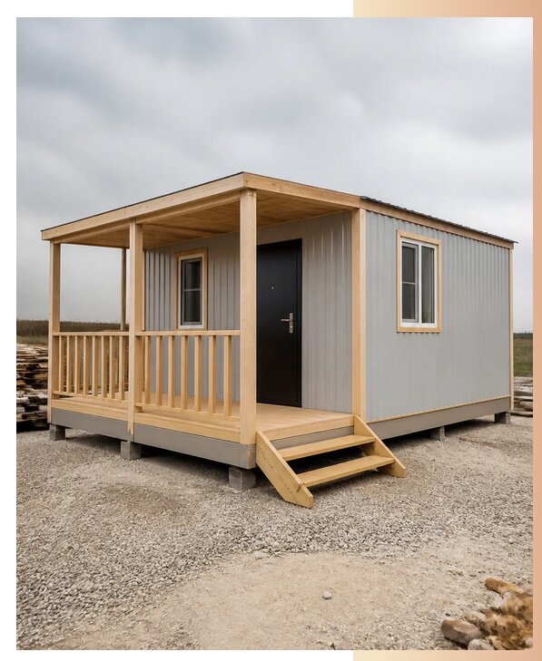 Бытовки с верандой купить в Саяногорске по цене от 153645 р. | БытовкаПрофи-Снг